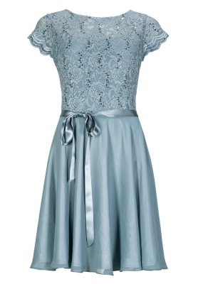 Swing Cocktailkleid aus Spitze und Chiffo