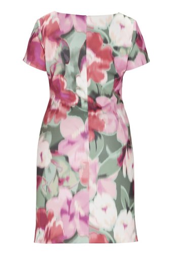 Swing Curve / Etui Kleid Aus Bedrucktem S
