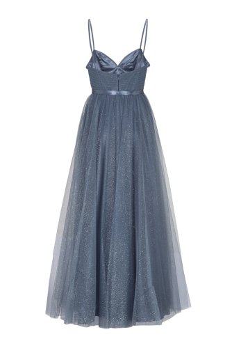 Swing Bodenlanges Kleid Aus Effekttüll