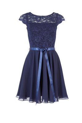 Swing Kleid - Spitze / Chiffon