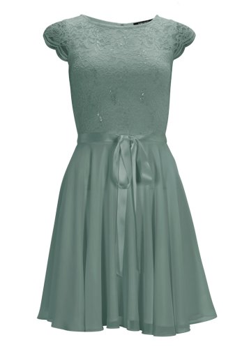 Swing Cocktailkleid Aus Spitze Und Chiff