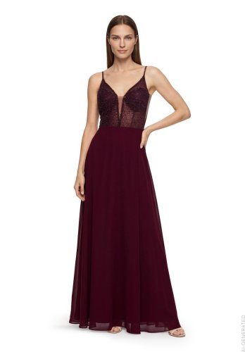 Vera Mont Kleid Lang ohne Arm