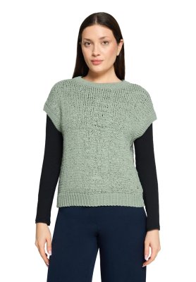 Betty & Co Strickpullover Kurz Ohne Arm