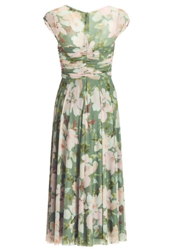 Swing Cocktailkleid Aus Mesh Mit Geraffte