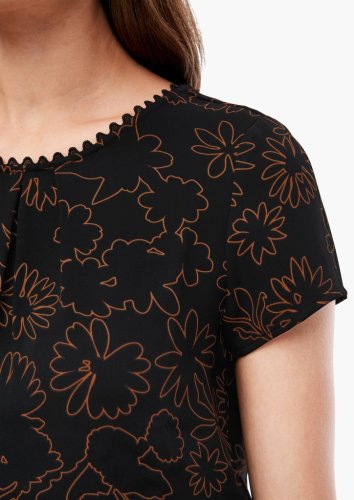 S.oliver Bluse Kurzarm