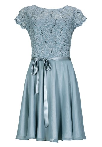 Swing Cocktailkleid Aus Spitze Und Chiffo