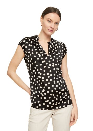 Comma Bluse Kurzarm