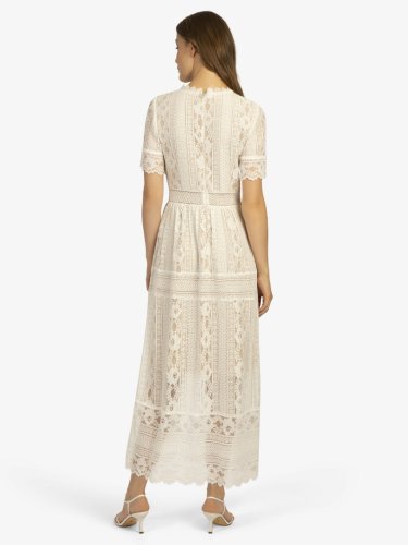 Apart Midi-Spitzenkleid