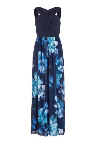 Swing Maxikleid Mit Criss-Cross-Trägern
