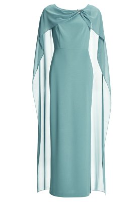 Swing Abendkleid aus elastischem Crepe Je