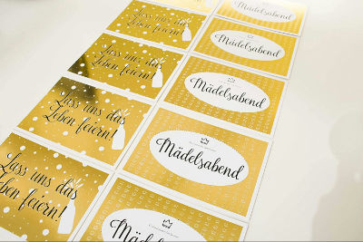 Laue Cards "Mädels, Lasst Uns Das Leben Feiern" (10 Karten)