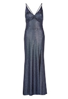 Swing Abendkleid aus glitzerndem Jersey m
